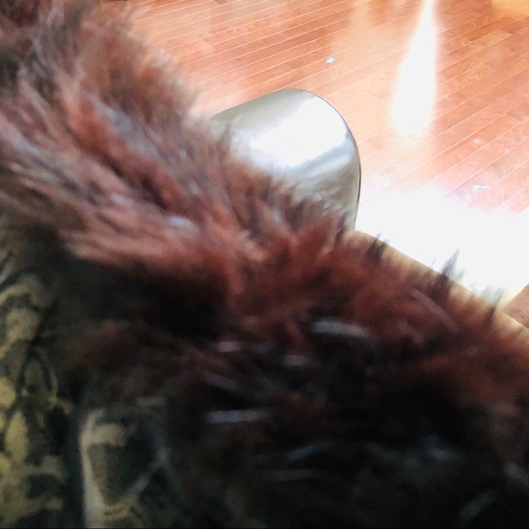 Vintage Fur Trim Cropped Cardigan - Picture 10 of 12